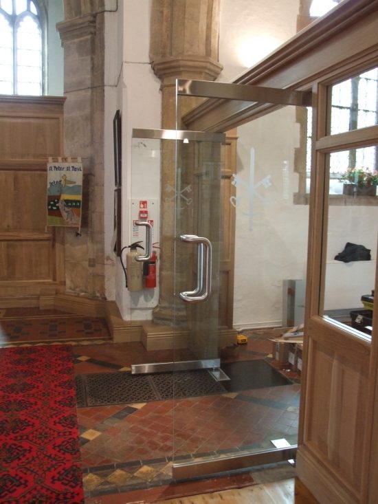 The new inner doors
