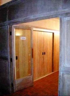 Storage area in the tower