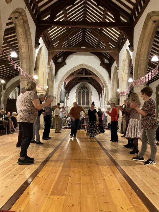 Guests enjoying the 2023 Ceilidh