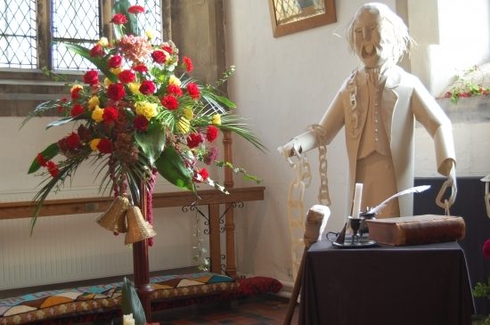 Flower Festival 2012 display, Dickens theme